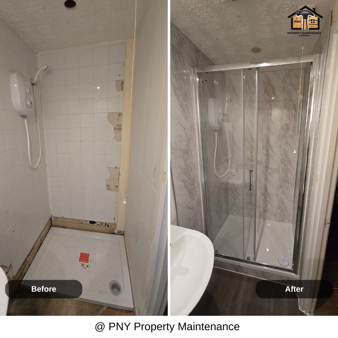 Shower area renovation