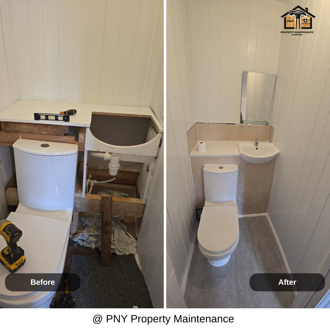 Toilet renovation and refurbishment